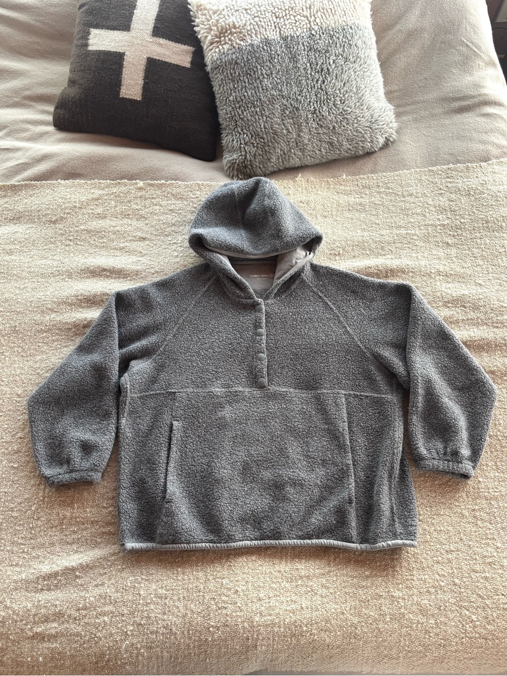 Outdoor Voices Wool Mega Fleece Hoodie - Picture 1 of 9